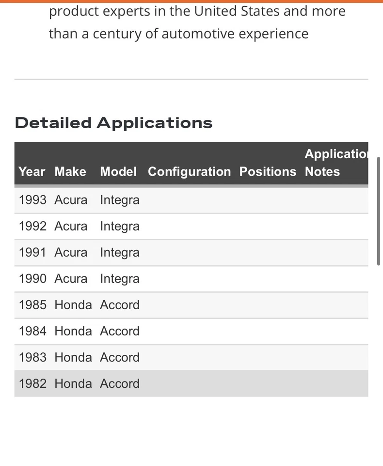 Anillo de bloqueo y sello de bomba de combustible Acura Integra 1990-93 82-85 Honda Accord Foto 4 de 4