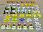 Lot of 50 Porcelain Enamel Signs – Mixed Designs, Vintage Style, single sided