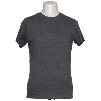 Identic Man, T-shirt, Größe: S, model: basic, Grau, Einfarbig, Herren #Rz0