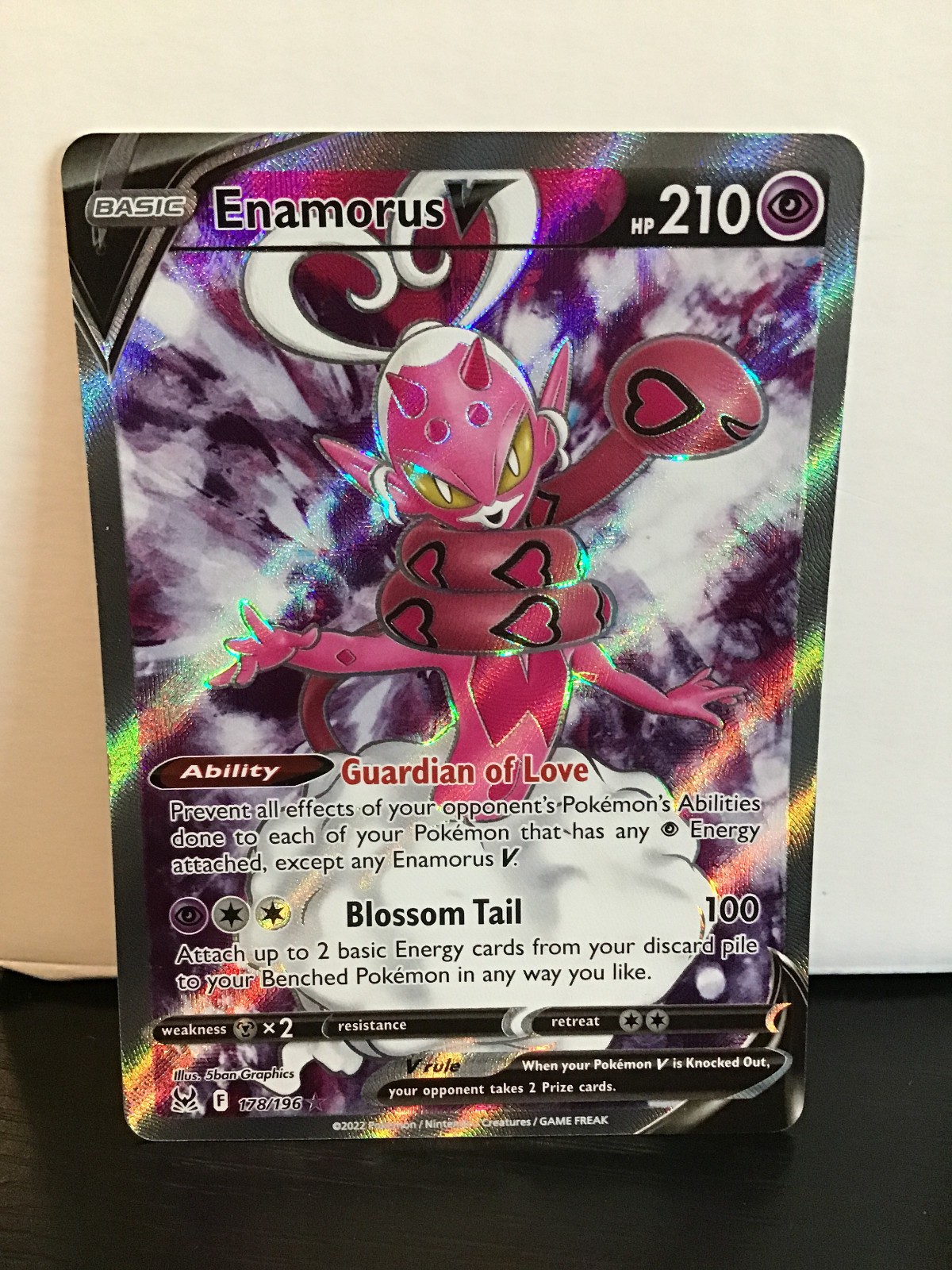 Enamorus V Full Art 178/196 Pokemon Lost Origin Holo Ultra Rare