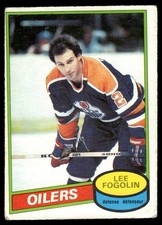 1980-81 O-Pee-Chee Vintage OPC Set Break Lee Fogolin Edmonton Oilers #63