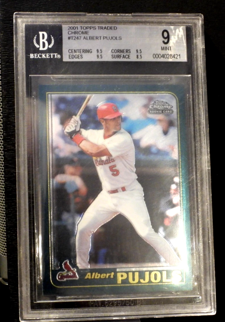 Topps Albert Pujols Grade 9.5 Baseball Sports Trading Cards