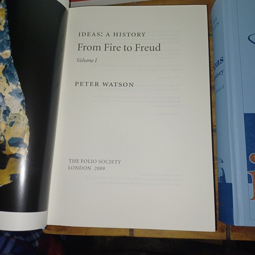 Folio Society Ideas A History Fire to Freud Volumes 1 & 2 with Dust Jacket - Picture 5 of 10