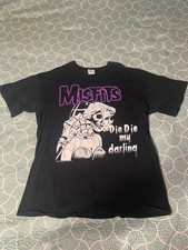 Vintage 2001 Misfits Die Die My Darling T Shirt Large Gildan Horror Punk