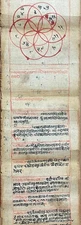 ANCIENT SANSKRIT/HINDI VERY INTERESTING COLLECTIBLE LONG MANUSCRIPT ROLL.