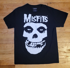 The Misfits Band Mens Skull Graphic Black T Shirt Shirt Fiend Ghost Sz Medium