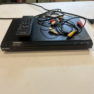 Sony DVD Player with Remote and AV Cables TESTED WORKING DVP-SR200P