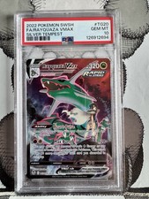 Rayquaza VMAX TG20/TG30 Sword & Shield - Silver Tempest Trainer Gallery  PSA 10 