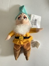 Disney Store Bashful Seven Dwarfs Plush Snow White Stuffed Toy NWT