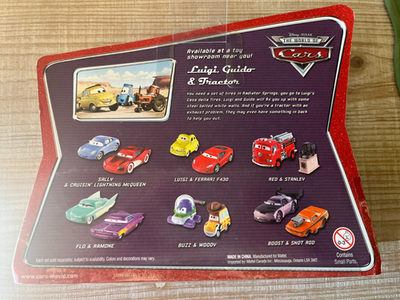 Mattel Disney Pixar Cars Movie Moments Luigi Guido & Tractor 1st