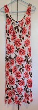 Old Navy Long Dress, NWT, Sz M Tall, Flower Print, Pink, Sleeveless
