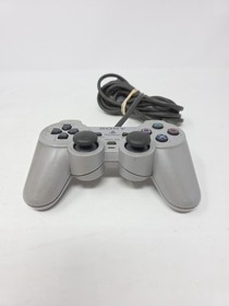 Sony PlayStation 1 PS1 Dual Shock Analog Controller Gray OEM Official SCPH-1200