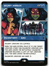 Secret Invasion Borderless MTG R 301 Marvel Super Heroes MSH NM