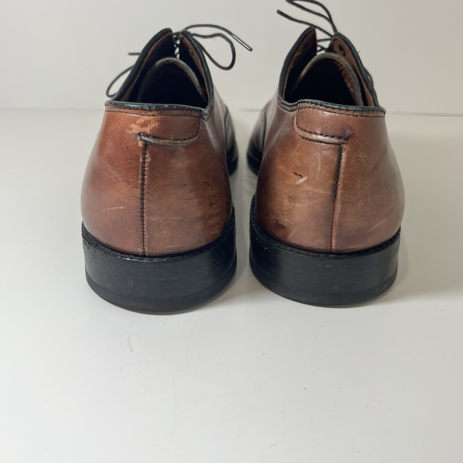 Allen Edmonds Park Avenue Cap-Toe Oxford Dress Shoes Men’s 9.5 D Brown Leather