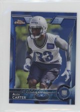 2015 Topps Chrome Mini Rookies Blue Refractor Alex Carter #161 0o9