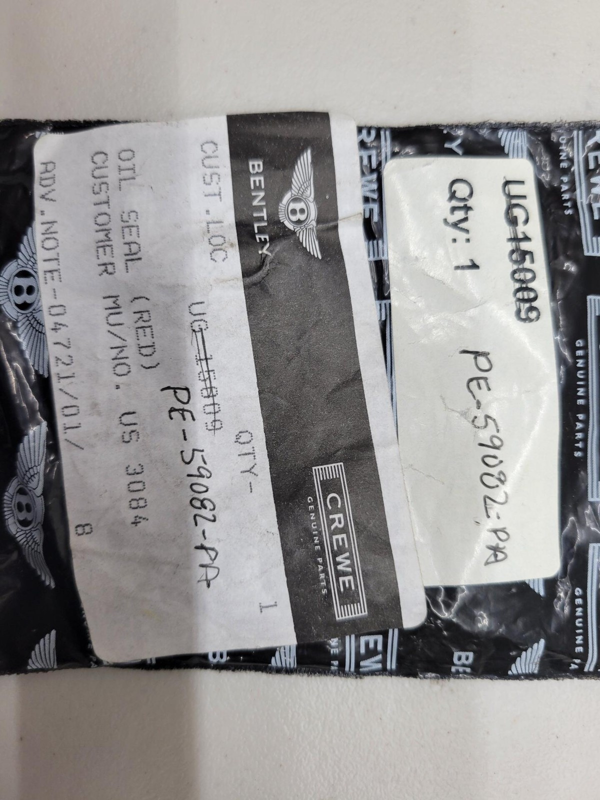 Rolls Royce / Bentley Oil Seal PE59082PA