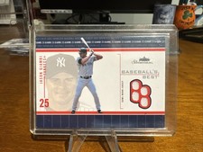 2003 Fleer Showcase Baseball's Best Jersey Jason Giambi #BB-JG 11z5