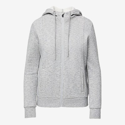 Figs On-Shift Full Zip Hoodie Heather Gray Size Small, Nursing Uniform Cozy Warm