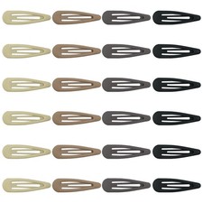 24pcs Snap Hair Clips, 2'' Matte Hair Clip, Nonslip Hairpin Accessories for W...