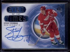 2020-21 SP Authentic Steve Yzerman Sign of the Times Auto 1:10961 Packs HOF SSP