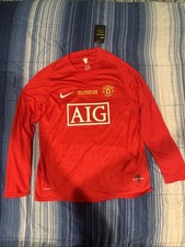 Ronaldo Retro Manchester United 2008 UCL Final Long Sleeve Jersey - Size Medium