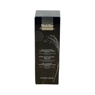 Perlier Black Rice Platinum 94.5% Pure Hyaluronic Acid Gel 3.2 fl. oz