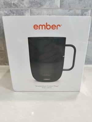 Neu Versiegelt Ember Temperaturkontrolle Becher 2 14oz 414ml Schwarz 