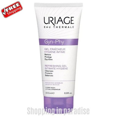 Uriage Gyn-Phy Intimate Hygiene Refreshing Gel 200ml Made In France Exp 09/28