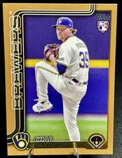 2025 Topps Update Series  Chad Patrick RC #US307 GOLD BORDER 453/2025. Brewers