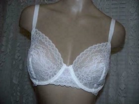 La Perla Studio Rosa 32D XS Full Cup Cup Bra Brief Panty Set Ivory