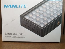 Nanlite LitoLite 5C RGB RGBWW 2700K-7500K LED Video Pocket Light 2400mAh
