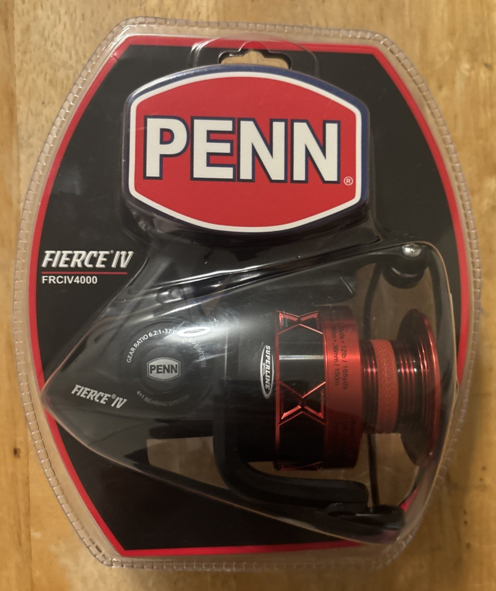 Penn FIERCE IV Fishing Spinning Reel (FRCIV4000)... FREE S&H