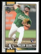 Mason Barnett 2026 Topps #273 RC Athletics 1