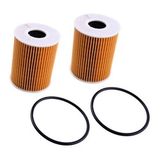 2 Engine Oil Filter and Seal fit for Hyundai Genesis Palisade Kia Sedona Sorento