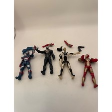 Marvel Avengers Action Figure Lot Iron Man Patriot War Machine Figures