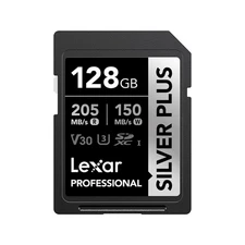 Lexar Media LSDSIPL128G-BNNNU Mf Professional Silver Plus 128Gb Sdxc Uhs-I
