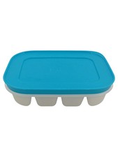 Tupperware Bac à Glaçons Bleu avec Couvercle