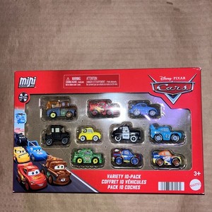MATTEL DISNEY - Pixar Cars Coffret de 10 véhicules Mini Racers