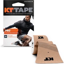 KT Tape, Pro Synthetic Kinesiology Athletic Tape, 20 Count, 10  Precut Strip