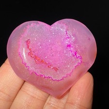 47g Rare purple Stone Heart Crystal Specimen Freeform Energy Healing Reiki