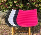 Elegant Equestrian Horse Saddle Pad – Quilted Riding Pad for Dressage or Jumping