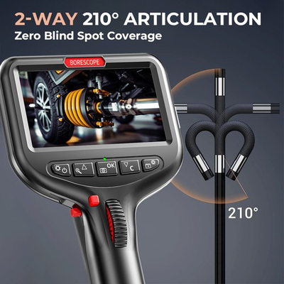 #ad #ad SALE Ralcam Two Way 210° Inspection Borescope Endoscope Camera 5ft Semi Rigid $89.99
