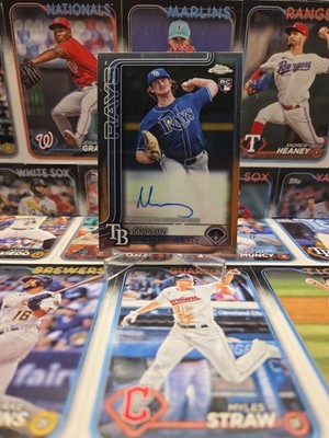 2025 Topps Chrome Mason Montgomery Rookie Auto RC Rookie #RA-MMO Rays