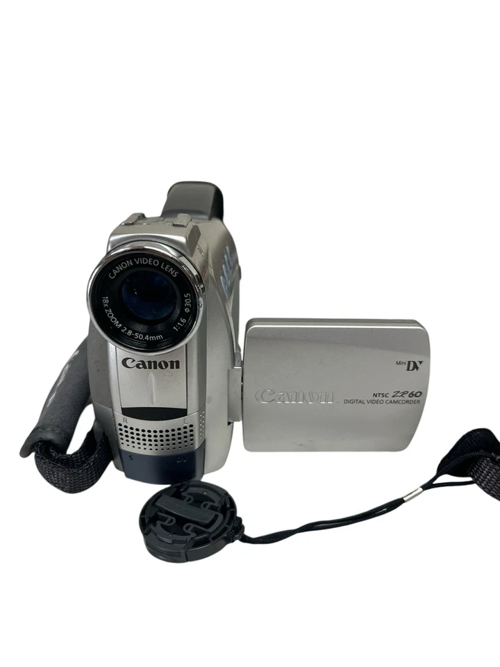 Lot Of 2 Canon Camcorders ZR60 And ZR40 NOT Working For PARTS Or Repairs - Image 2 of 4