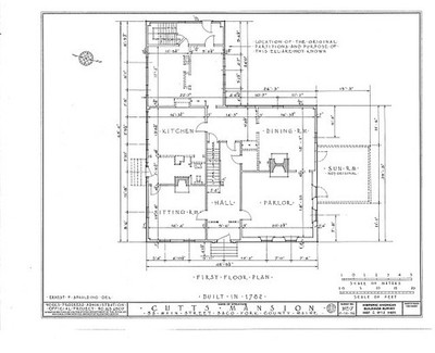 Cutts Mansion,53 Main Street,Saco,York County,ME,Maine,HABS,Historic Survey,10