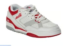 AVIA 855 SIZE 14 M WHITE RED GRAY MENS HIGH PERFORMANCE RETRO BASKETBALL SHOE