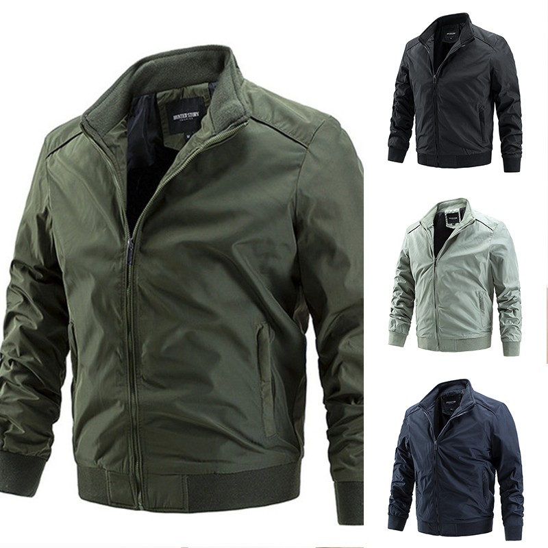 ALTRA Giubbotto Bomber Caldo Outdoor Uomo Casual Passeggio Multitasche Imbottito Impermeabile