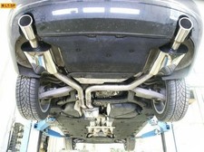 FOX Edelstahl Sportauspuffanlage ab Kat re li 1x100mm für Audi A8 Typ 4H 4.2l