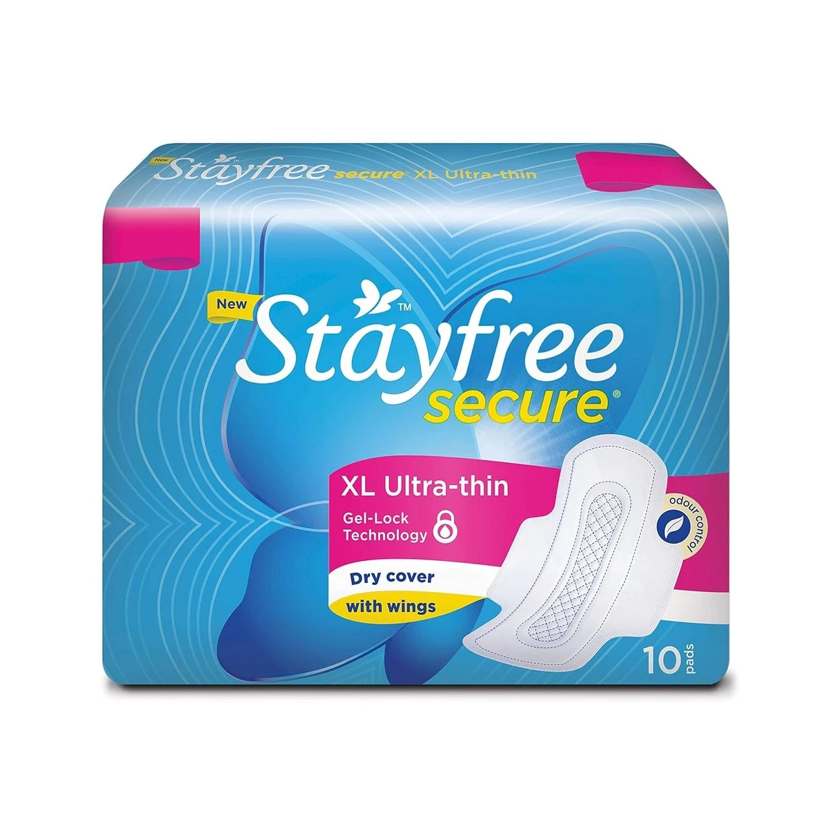 Stayfree Secure XL Ultra Thin Sanitary Napkins with Wings ...