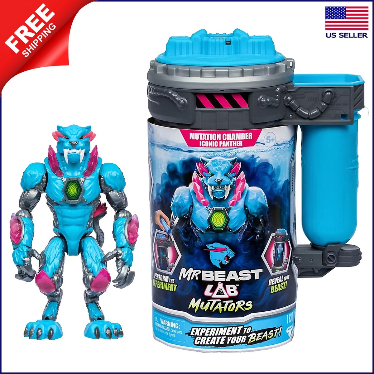 Mr Beast Lab Mutators Iconic Panther Action Figure Ultimate